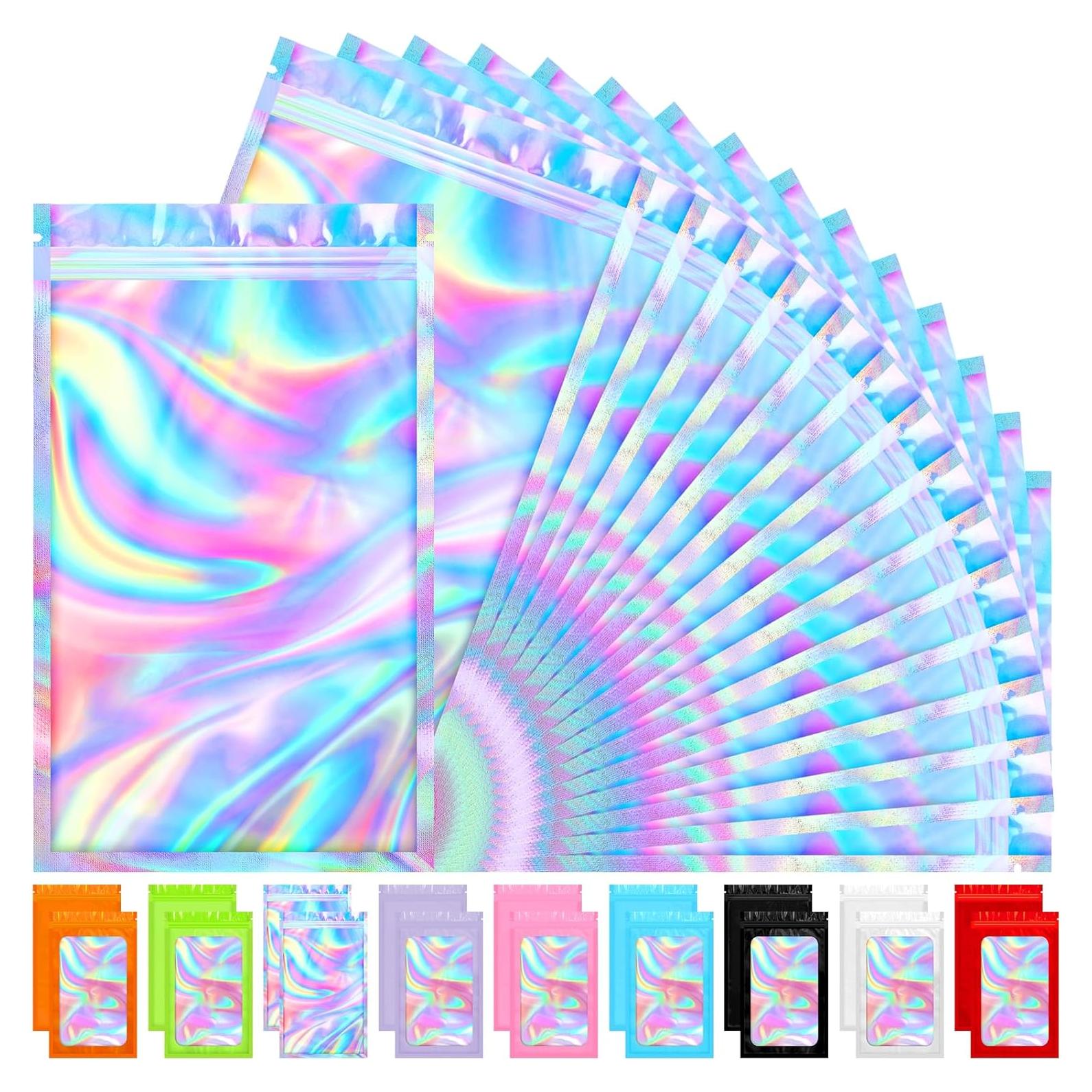 Bolsas Mylar Holográficas FITIMOR 100 Unidades 6.1x9.9 cm