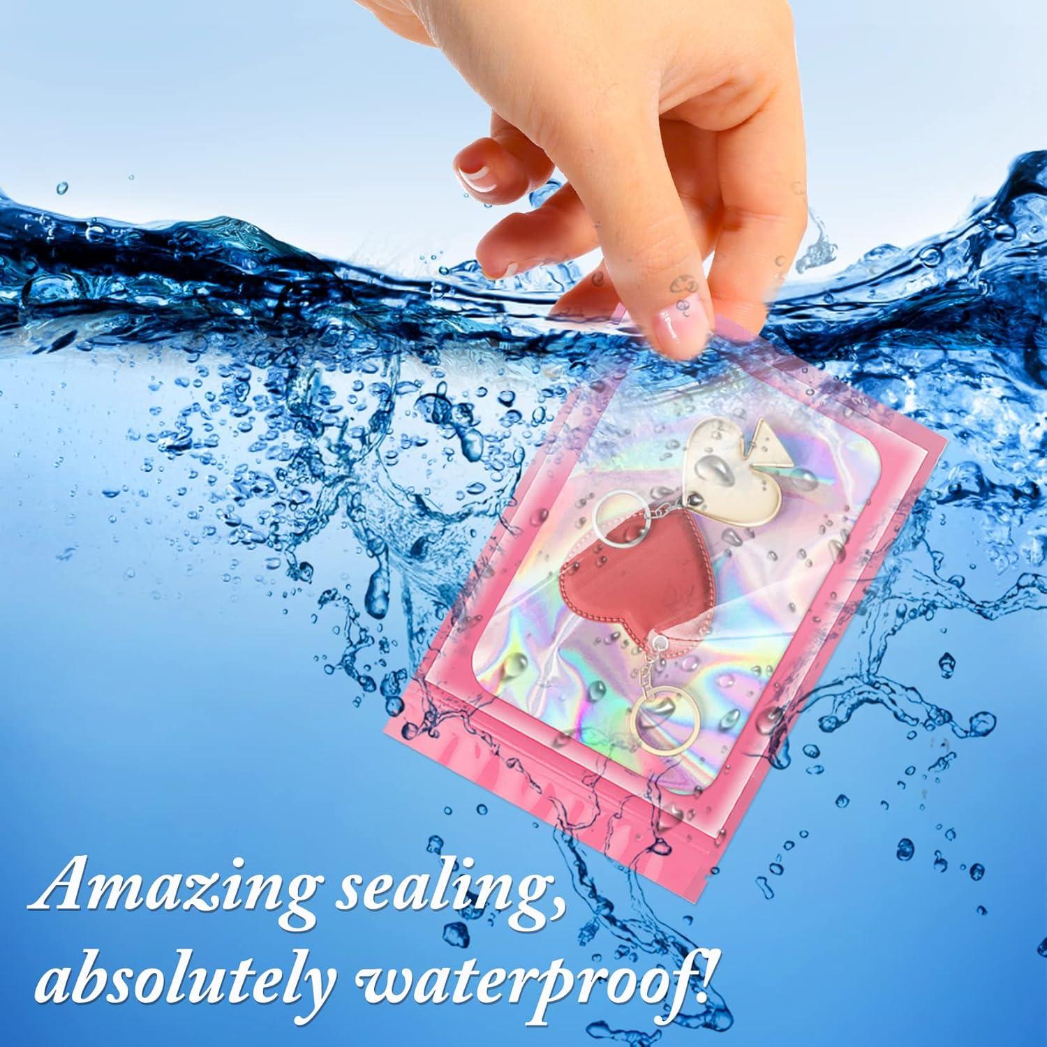 Paquete de 100 Bolsas Holográficas ANZNKU 6.1x9.9cm Resellables