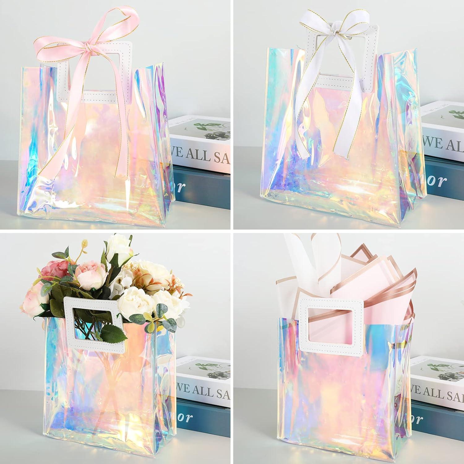 Bolsas de Regalo Holográficas Whaline 10 Pcs 20x20 cm PVC
