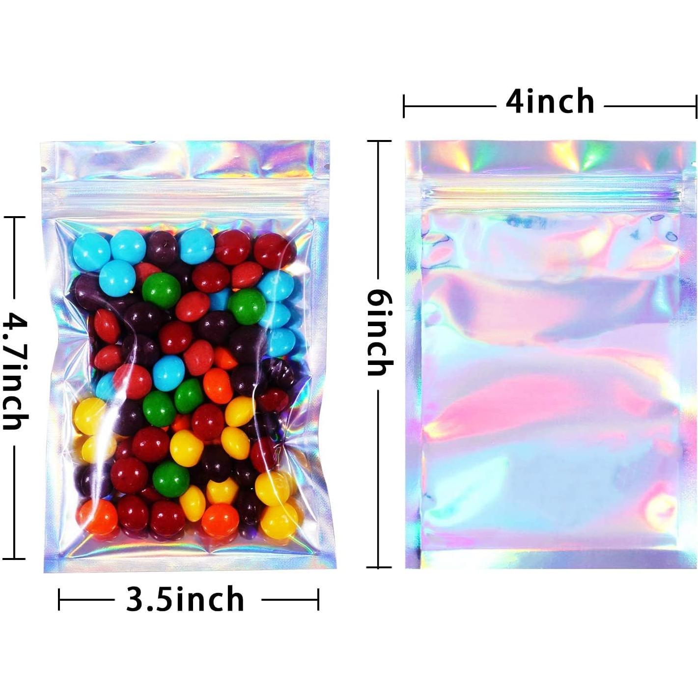 Bolsas Holográficas Reutilizables Gwybkq 300 Piezas 10x15 cm