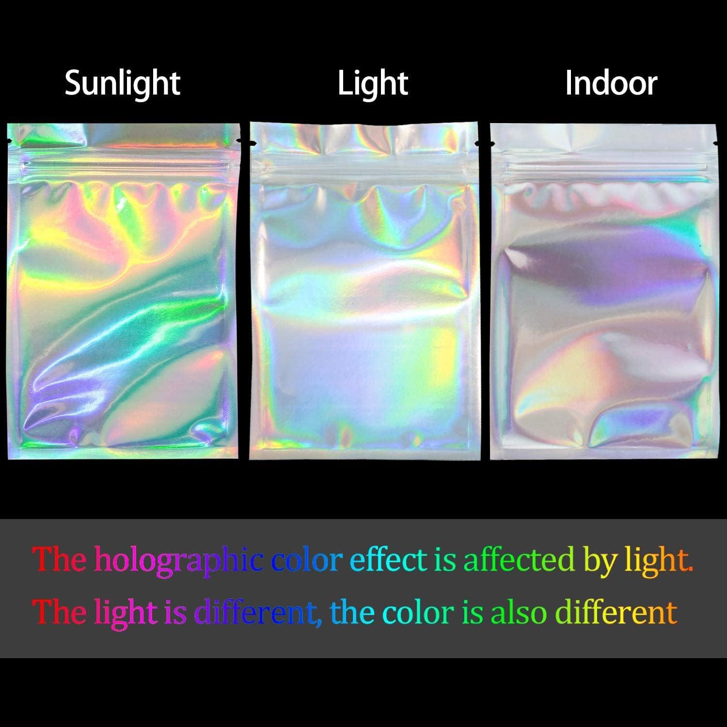 Bolsas Holográficas Reutilizables Gwybkq 300 Piezas 10x15 cm