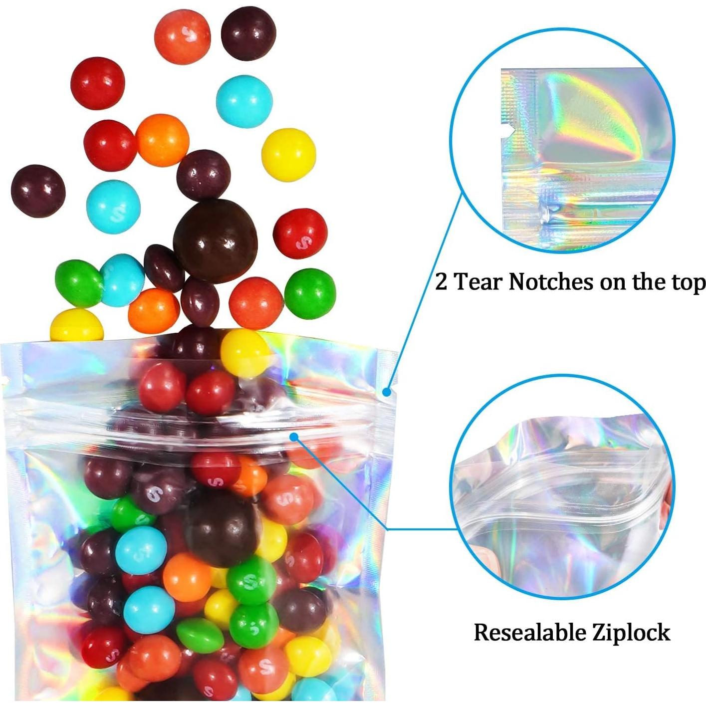 Bolsas Holográficas Reutilizables Gwybkq 300 Piezas 10x15 cm