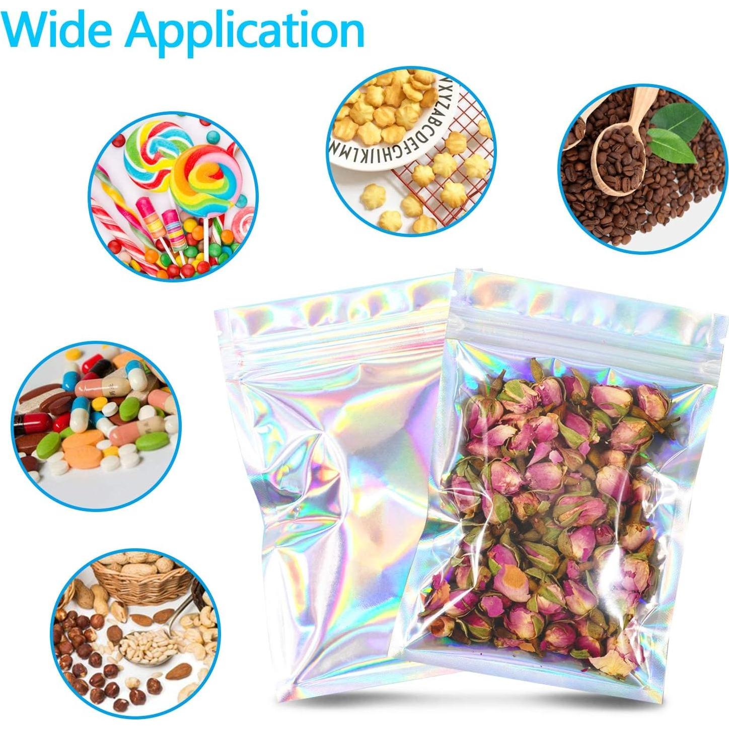 Bolsas Holográficas Reutilizables Gwybkq 300 Piezas 10x15 cm