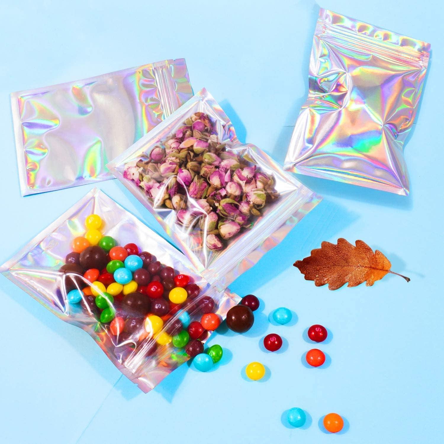 Bolsas Holográficas Reutilizables Gwybkq 300 Piezas 10x15 cm