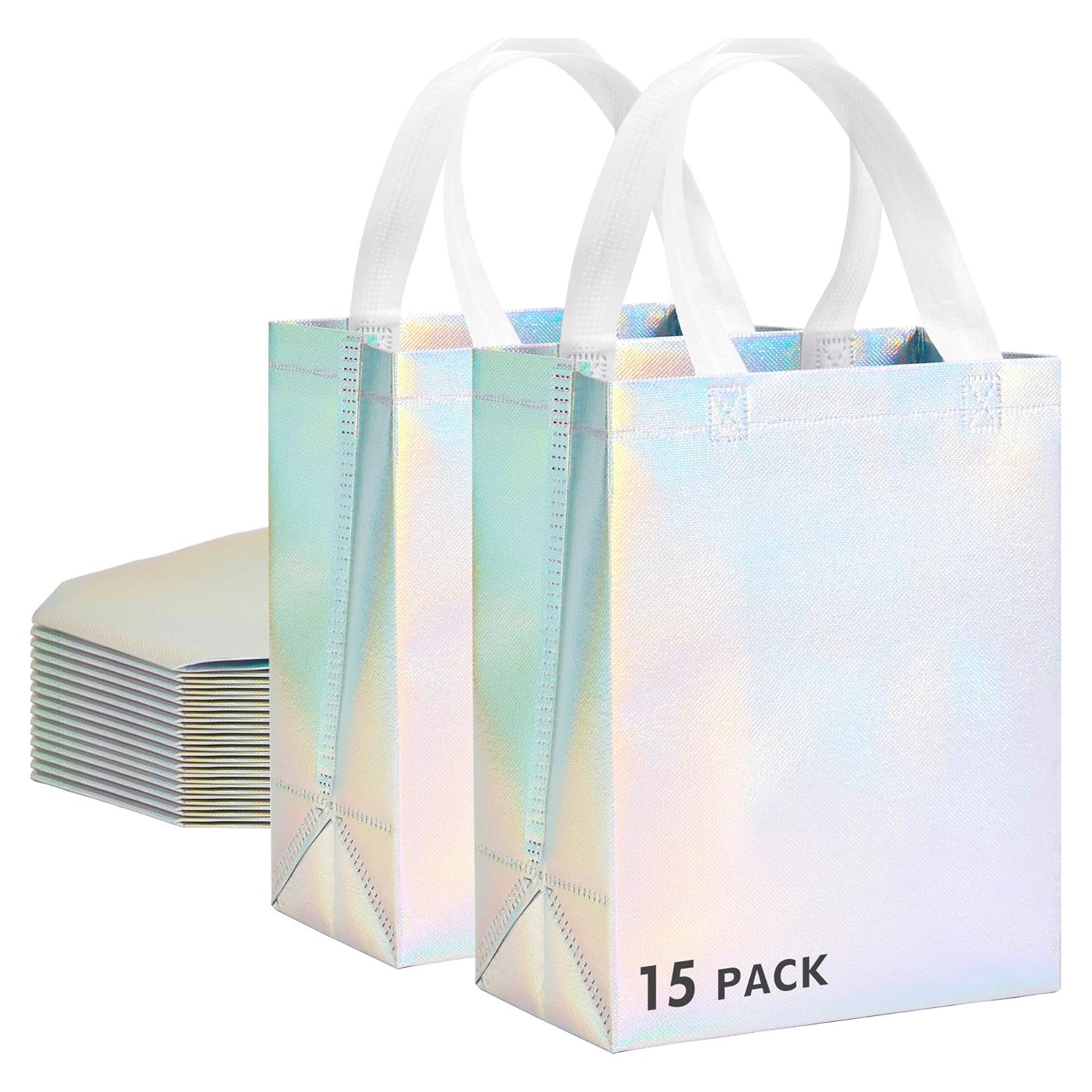 Bolsas de Regalo Iridiscentes RACETOP 15 Pcs 20x10x25 cm