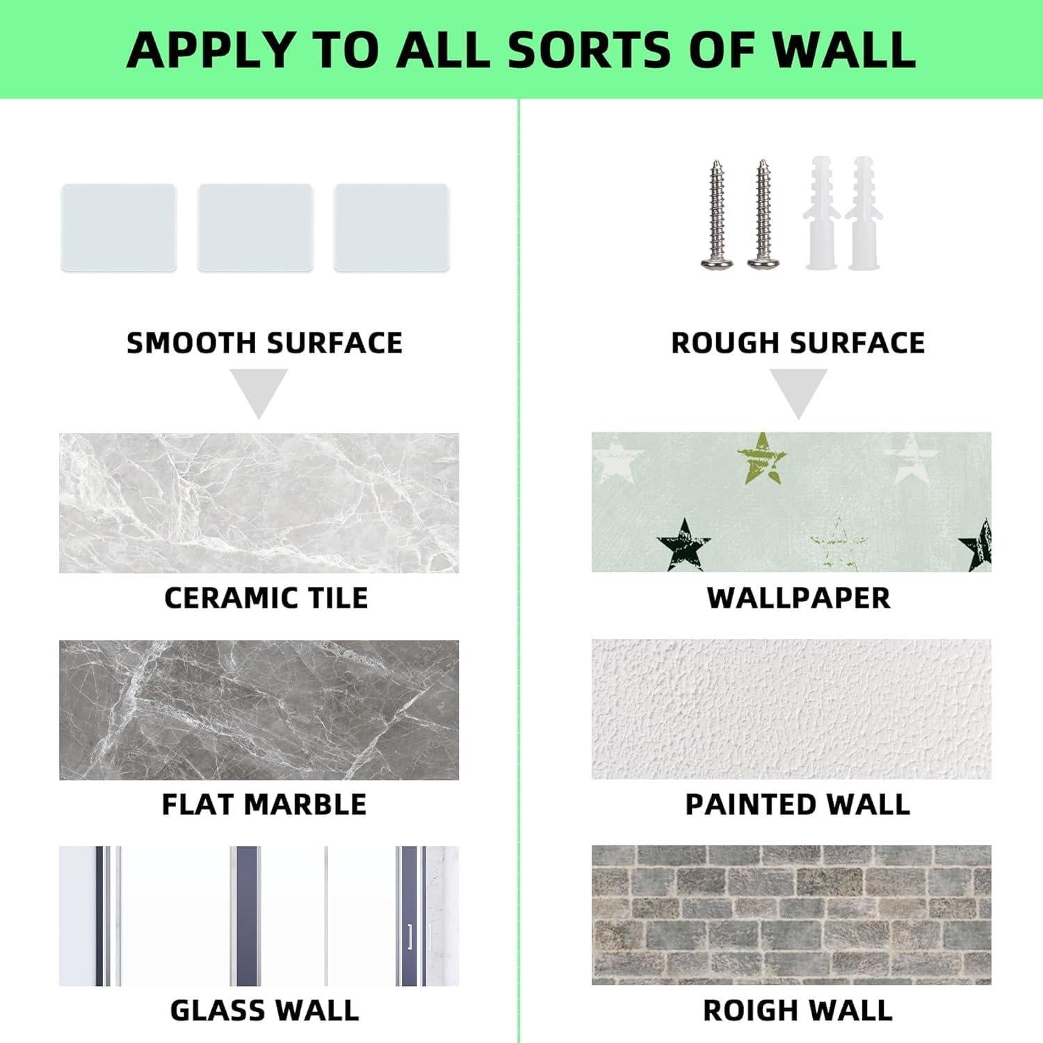 Estantes Flotantes de Acrílico LUOBAO 4 Piezas 9.9 cm