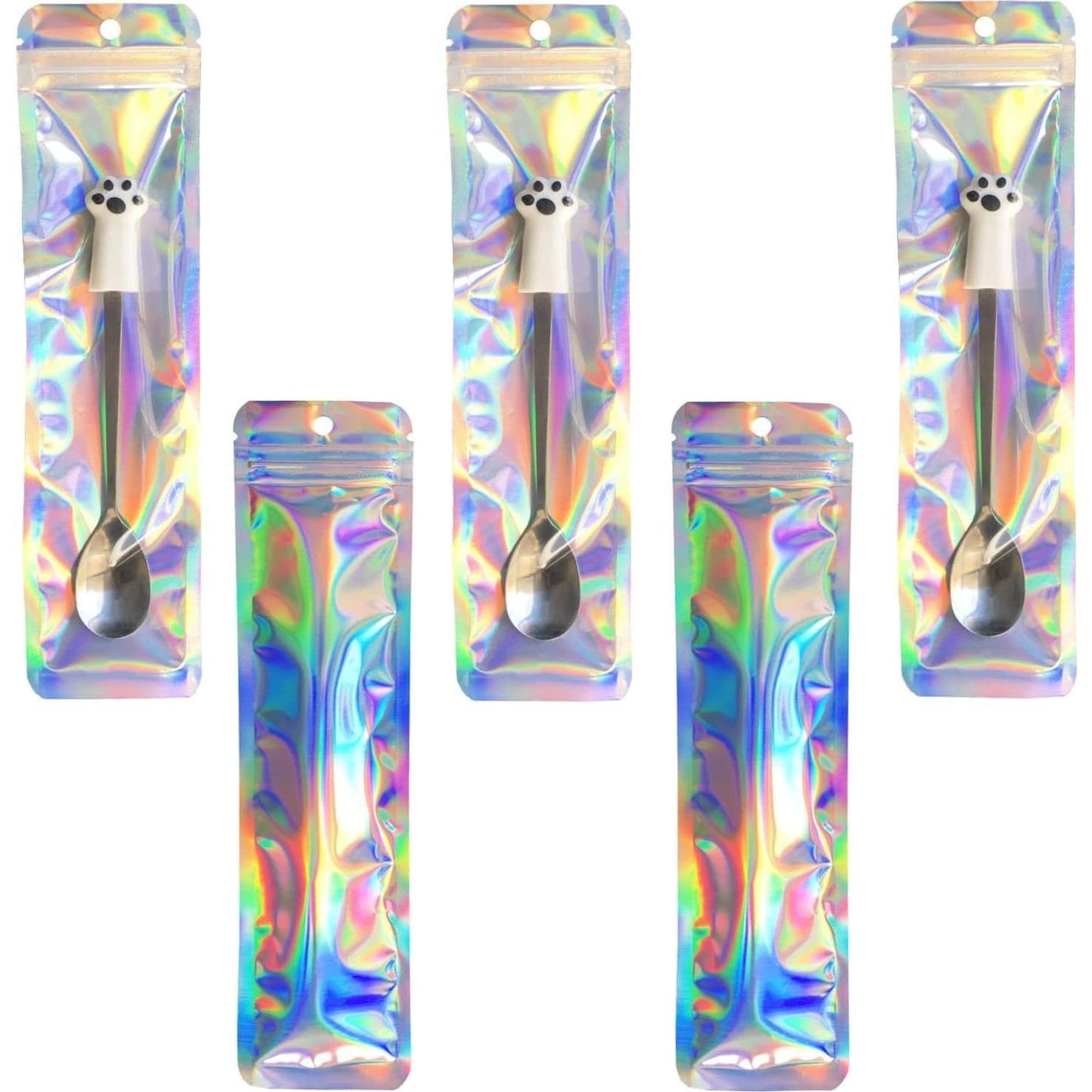 Bolsas Reutilizables Holográficas BOBECI 6x23 cm 100 Unidades