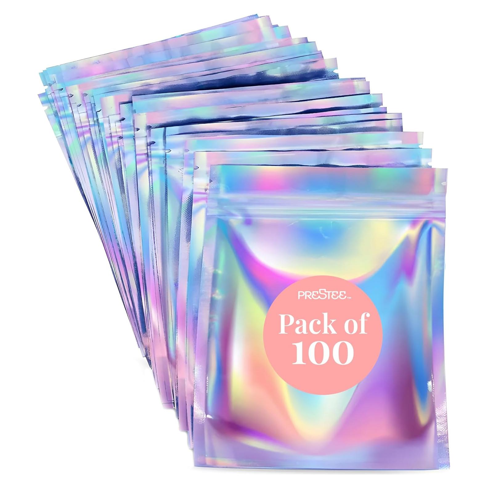 Bolsas Mylar Reutilizables Prestee 100 Piezas 10x15 cm