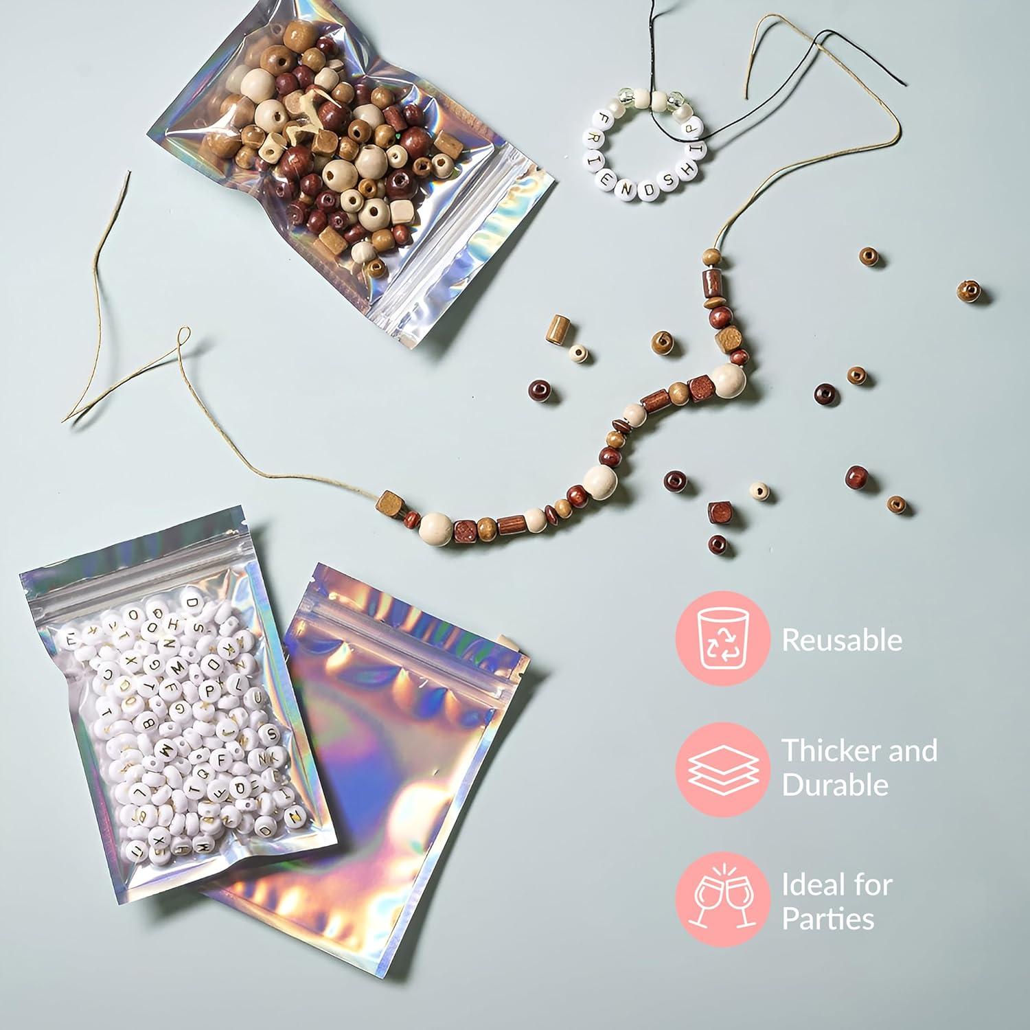 Bolsas Mylar Reutilizables Prestee 100 Piezas 10x15 cm