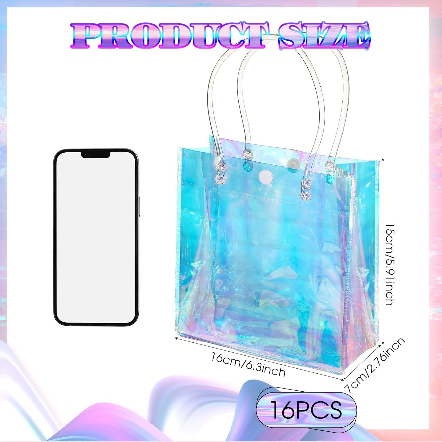 Bolsa de Regalo Holográfica Sherr 16 Pcs 15x16x7 cm PVC