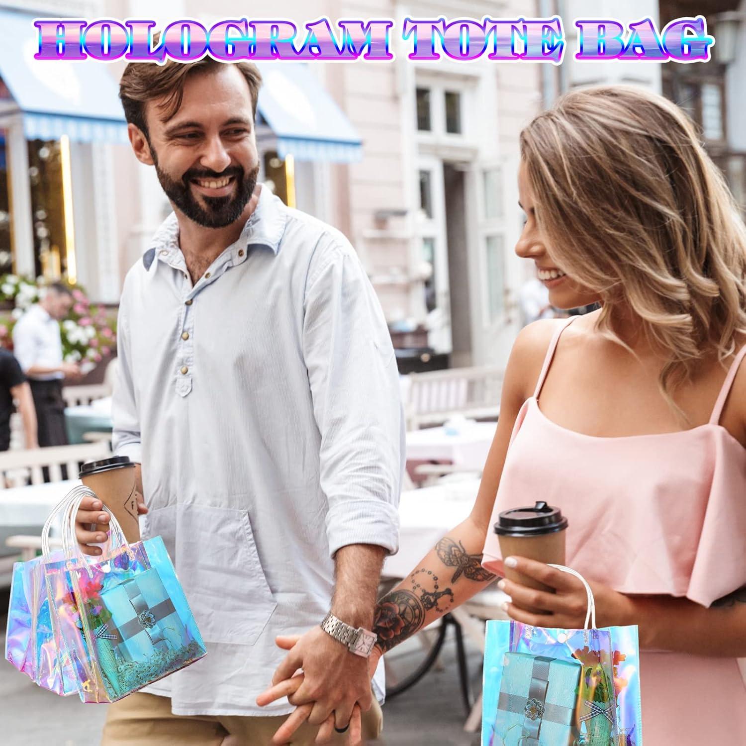 Bolsa de Regalo Holográfica Sherr 16 Pcs 15x16x7 cm PVC