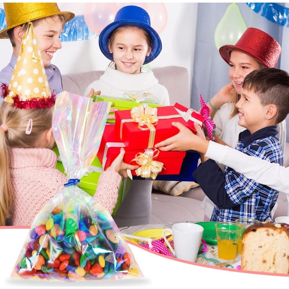 Bolsas de Celofán Iridiscentes HRX 120pcs 15.24x22.86 cm