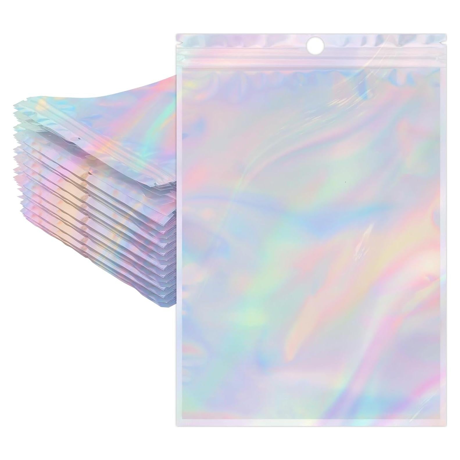 Bolsas de Mylar Reutilizables Vilnadu 15x23 cm Holográficas