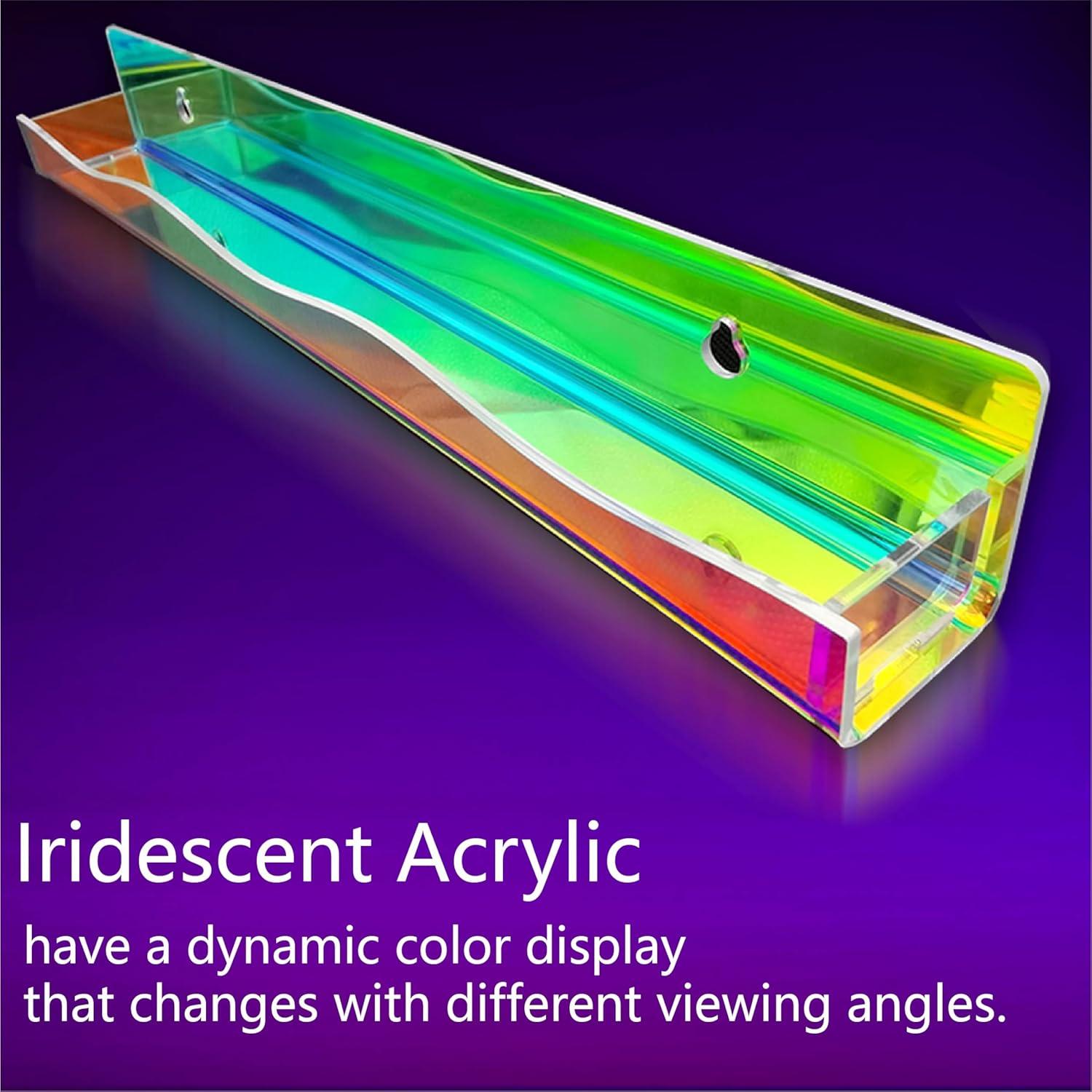 Estante para Esmalte de Uñas YMVV, 6 Piezas Iridiscentes