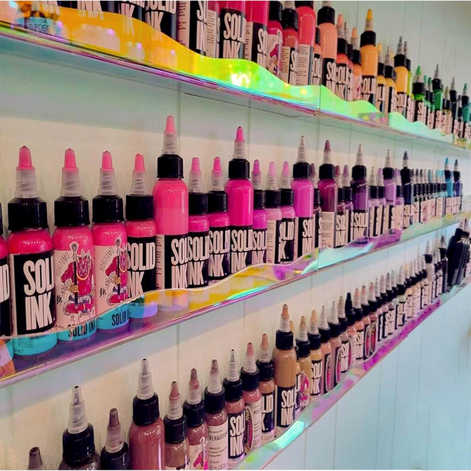 Estante para Esmalte de Uñas YMVV, 6 Piezas Iridiscentes