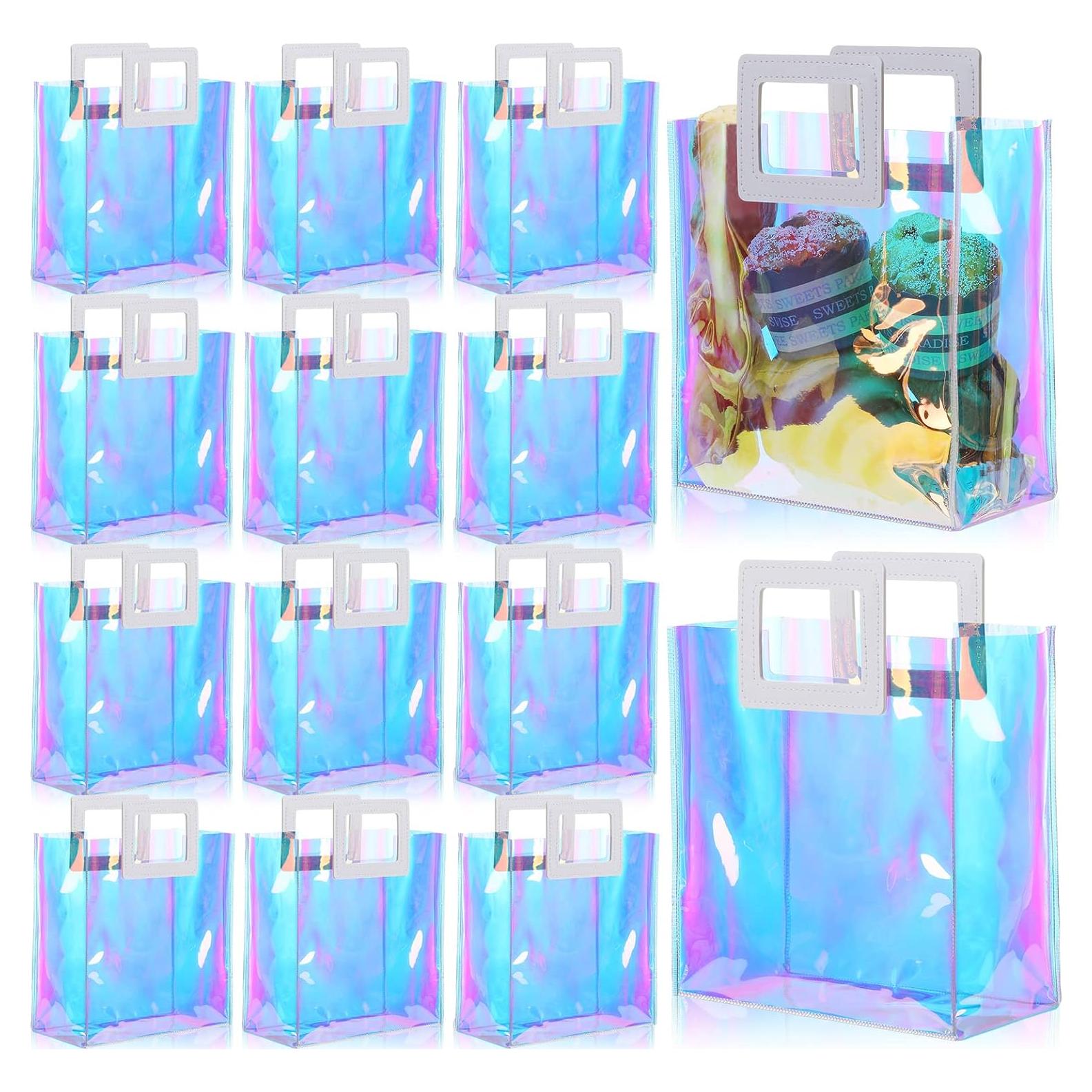 18 Bolsas de Regalo Holográficas Newwiee 20x20cm PVC