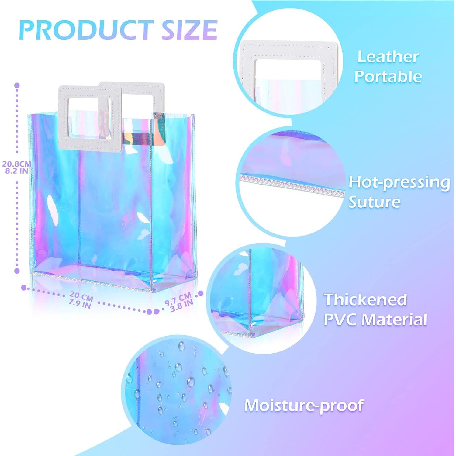 18 Bolsas de Regalo Holográficas Newwiee 20x20cm PVC