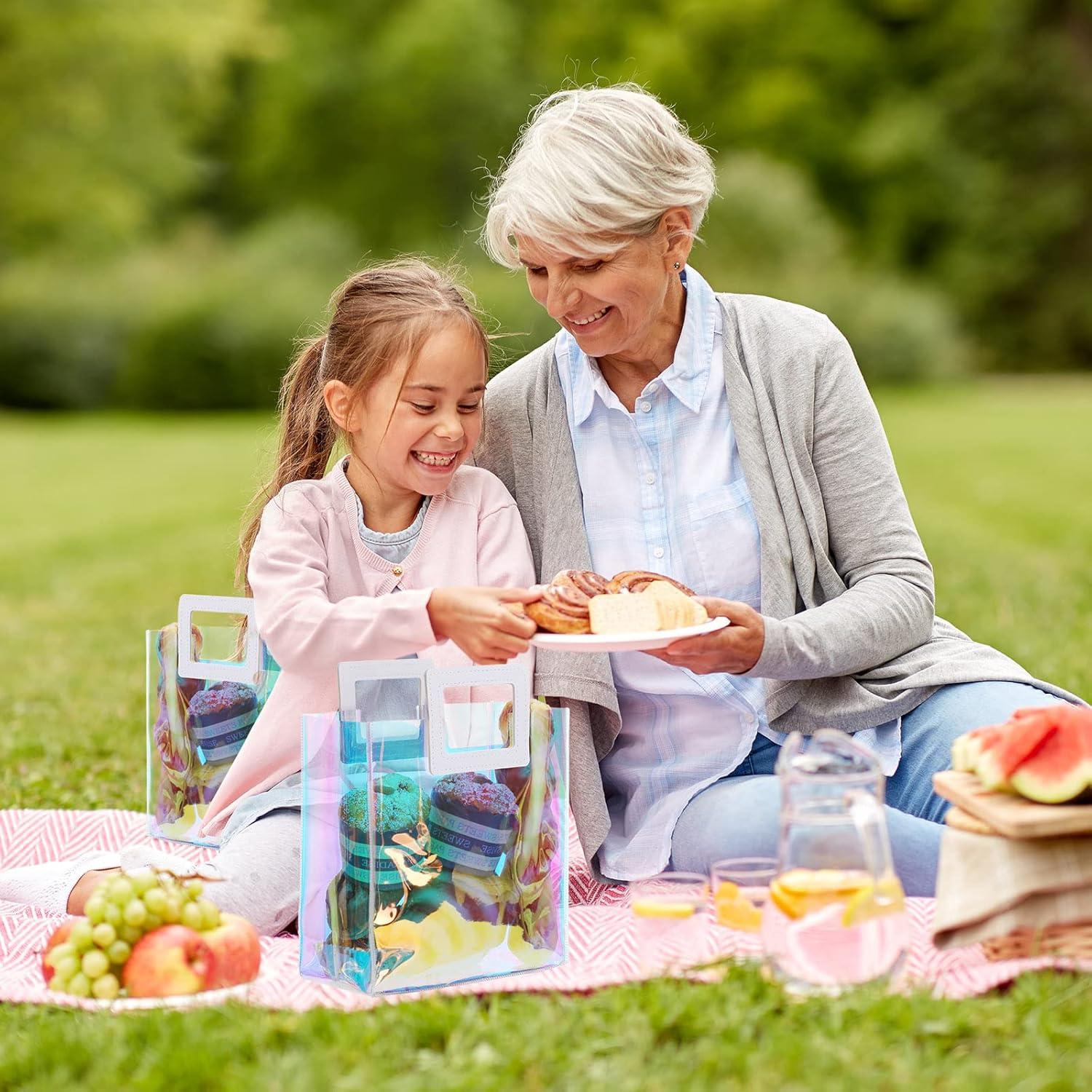 18 Bolsas de Regalo Holográficas Newwiee 20x20cm PVC