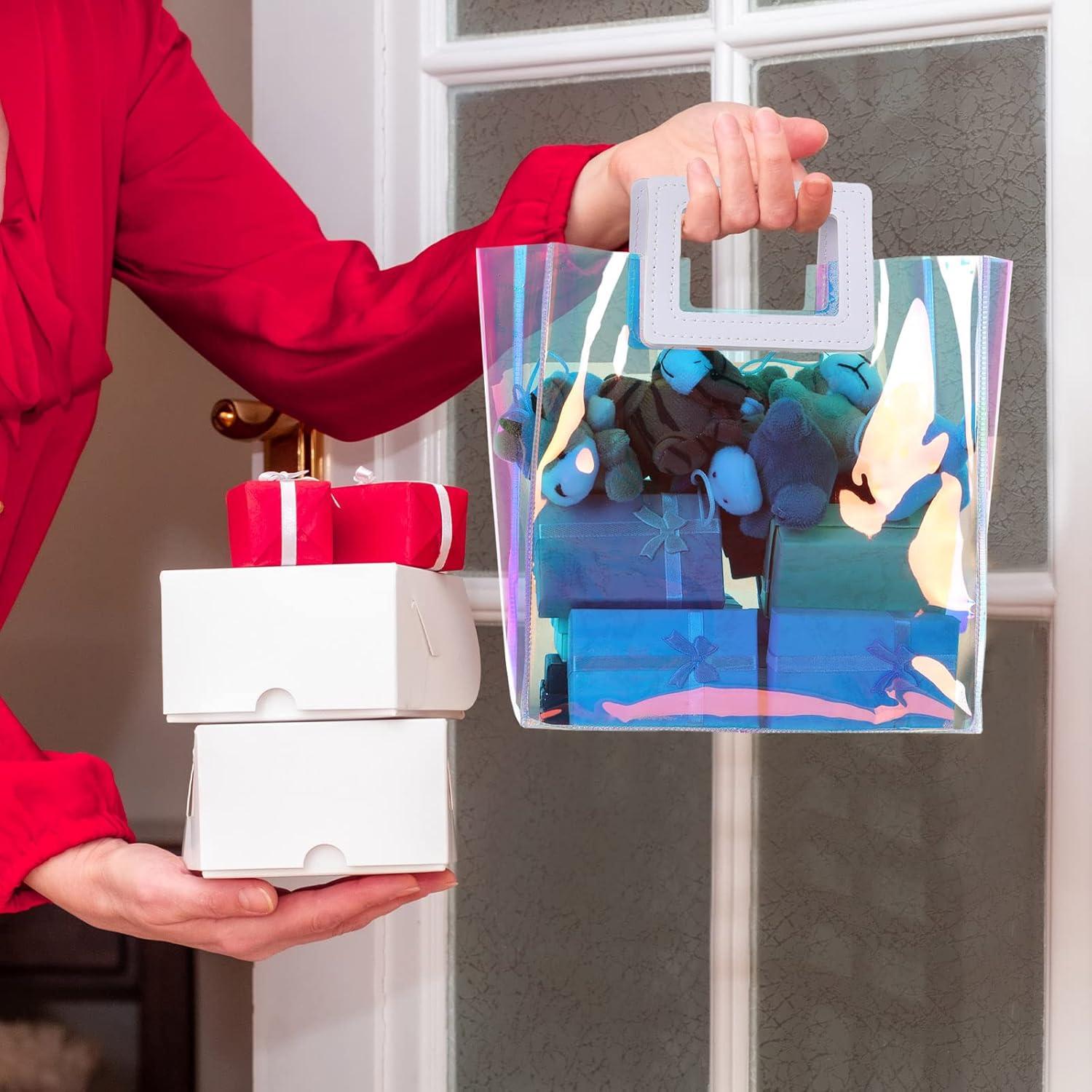 18 Bolsas de Regalo Holográficas Newwiee 20x20cm PVC