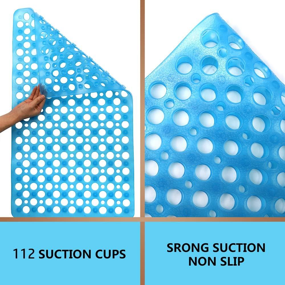 Alfombra de Baño Antideslizante Sheepping 76x43 cm Azul