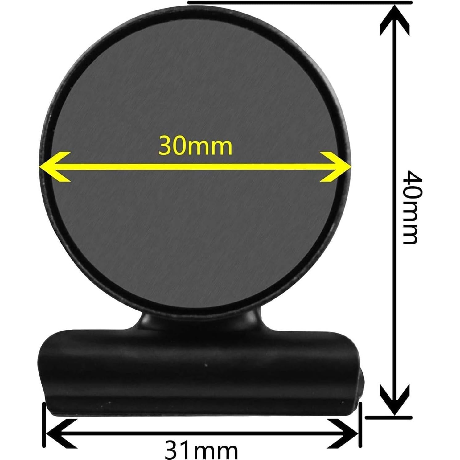 Clips Magnéticos VNDUEEY 12 Piezas Negro para Refrigerador