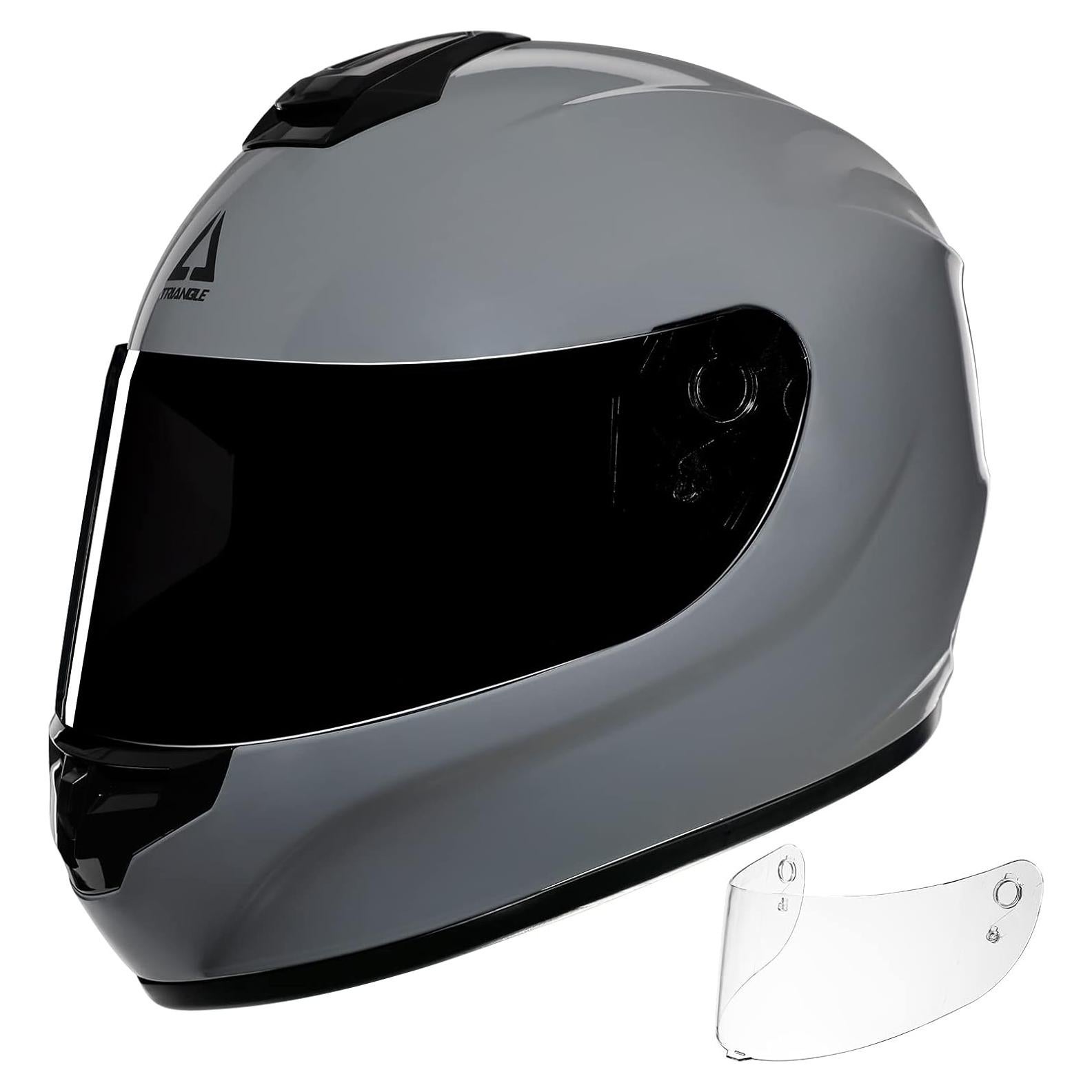 Casco Moto Integral TRIANGLE TFF15-MB-VS Visor Doble