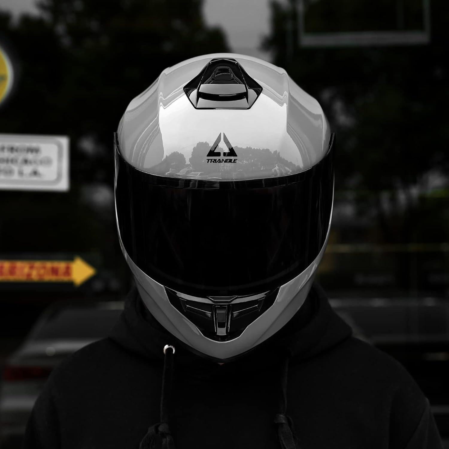 Casco Moto Integral TRIANGLE TFF15-MB-VS Visor Doble