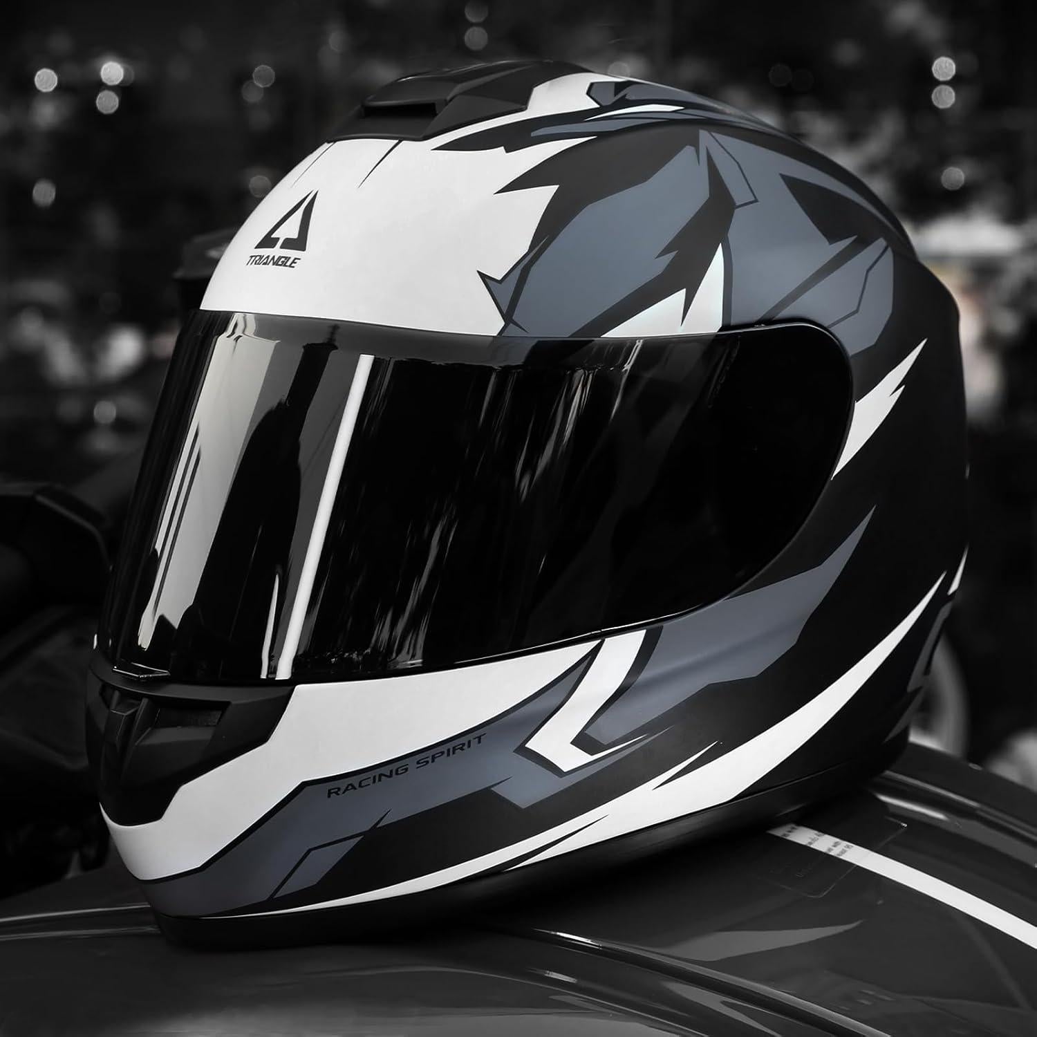 Casco Integral TRIANGLE TFF15 Doble Visera y Ventilación