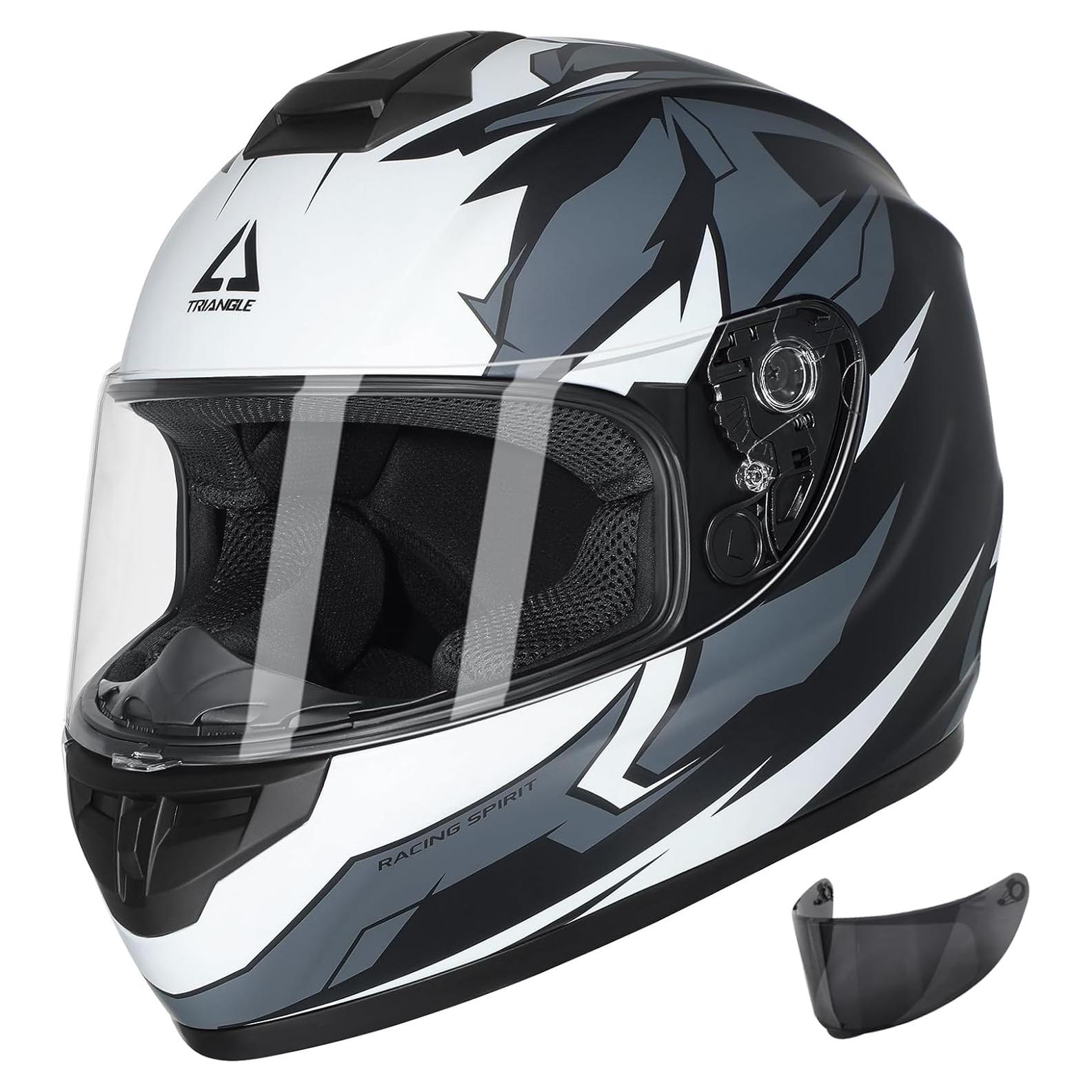 Casco Integral TRIANGLE TFF15 Doble Visera y Ventilación