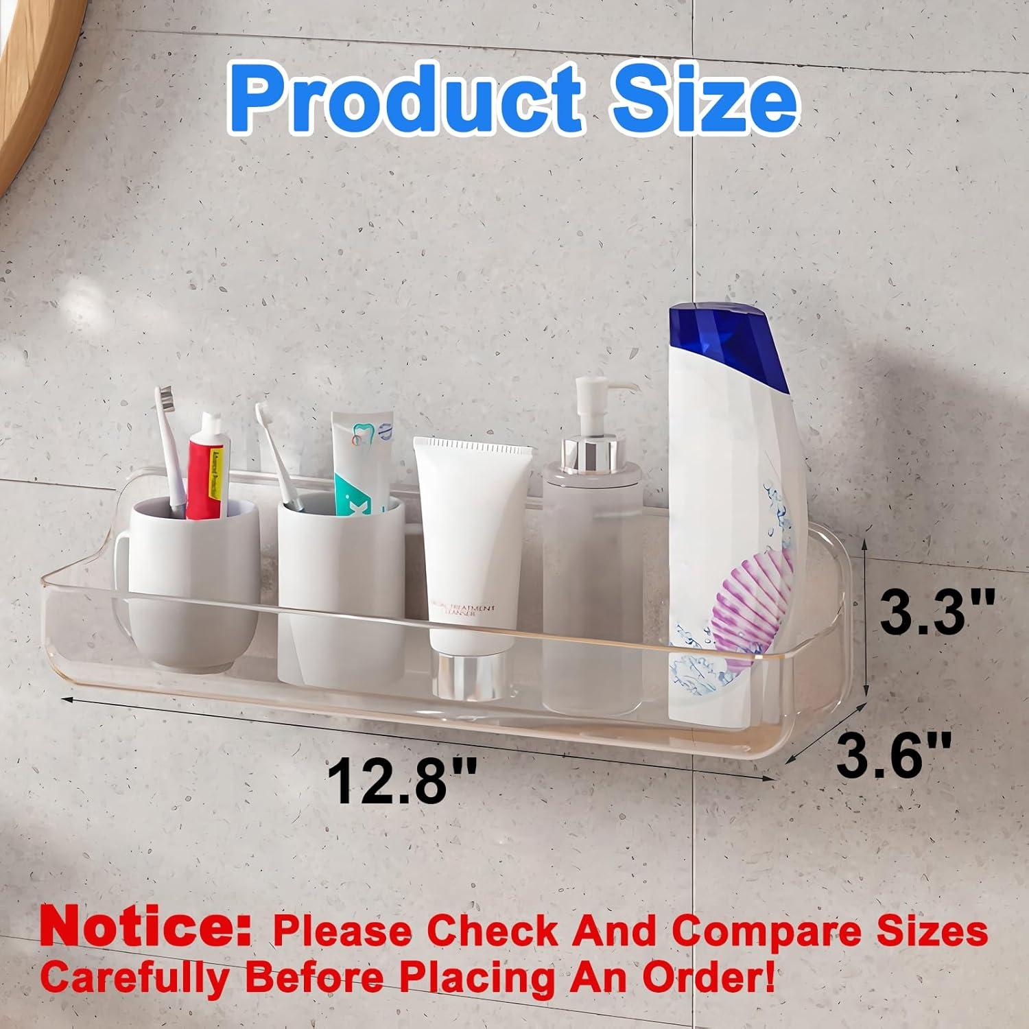 Caddy de Ducha Adhesivo Diesisa 32.5x9.1 cm Transparente