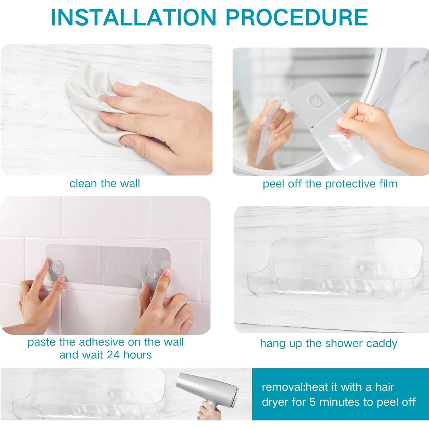 Estante Acrílico Montado en Pared CasaVibe 24x9x8cm 4.54kg