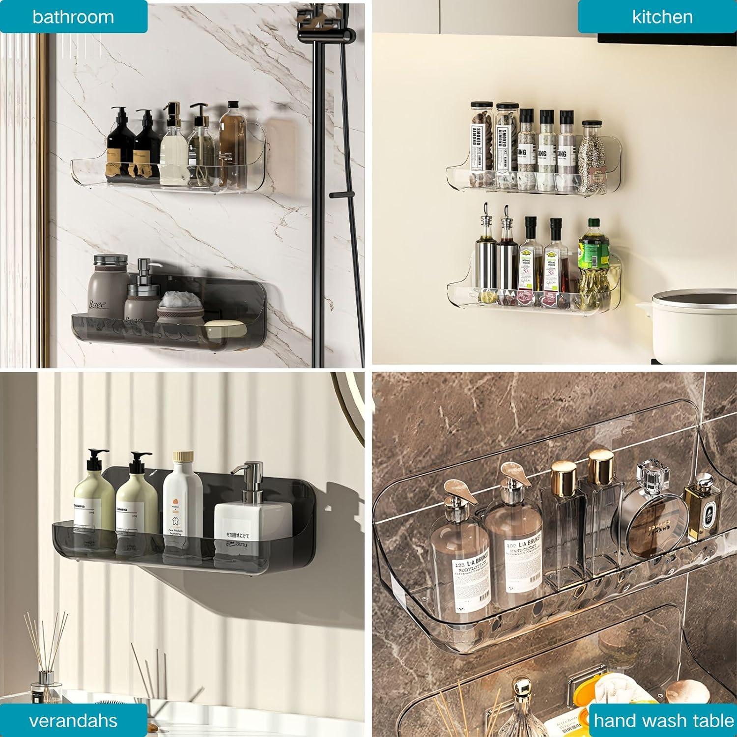 Estante Acrílico Montado en Pared CasaVibe 24x9x8cm 4.54kg