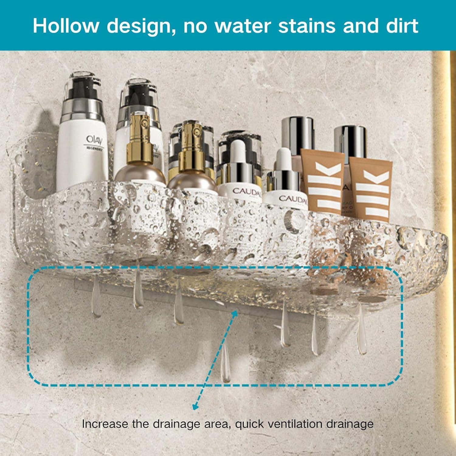 Estante Acrílico Montado en Pared CasaVibe 24x9x8cm 4.54kg