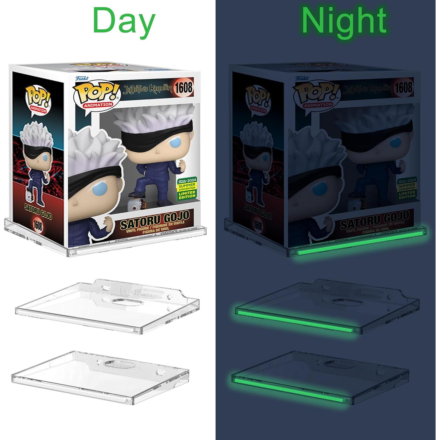 Estante de Pared Flotante Transparente TERDEWE 4 Pcs 10.16x12.7cm