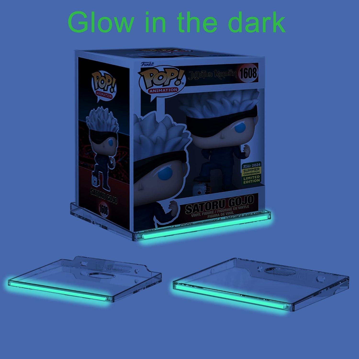 Estante de Pared Flotante Transparente TERDEWE 4 Pcs 10.16x12.7cm