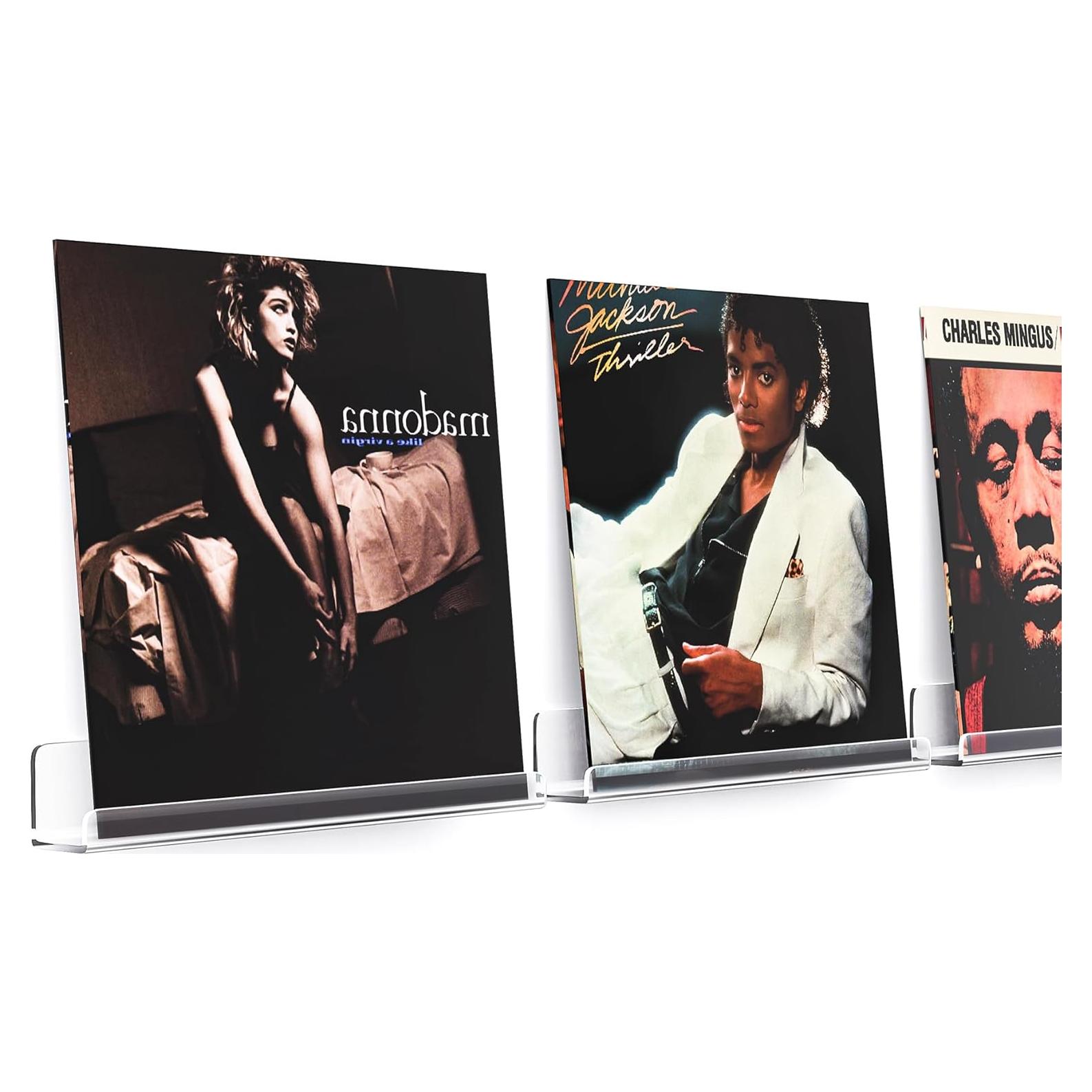 Estante Flotante para Discos de Vinilo Gotega 30 cm - 3 Pack