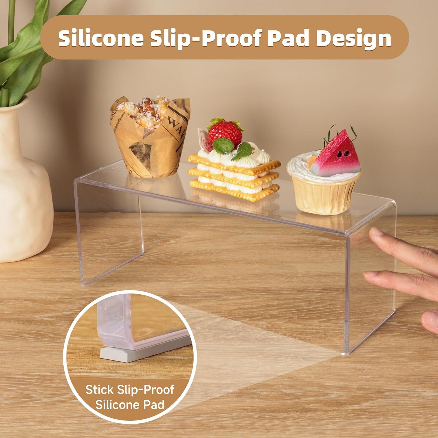 Soportes de Exhibición Acrílico Grande Aminigram 12 Piezas 31.5x10.2x11.7cm