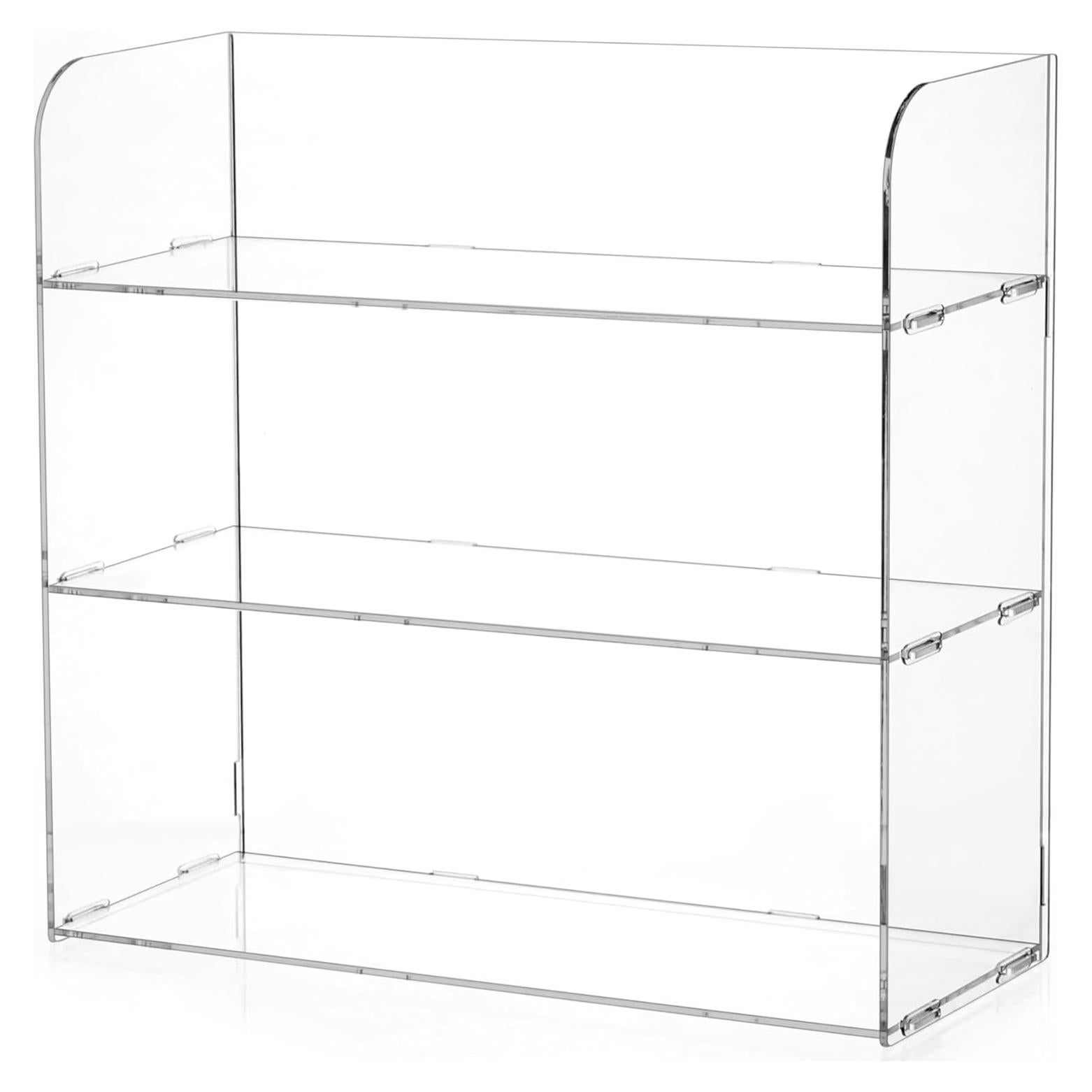 Organizador Acrílico Transparente 3 Niveles Jusalpha 35.56x12.7x33cm