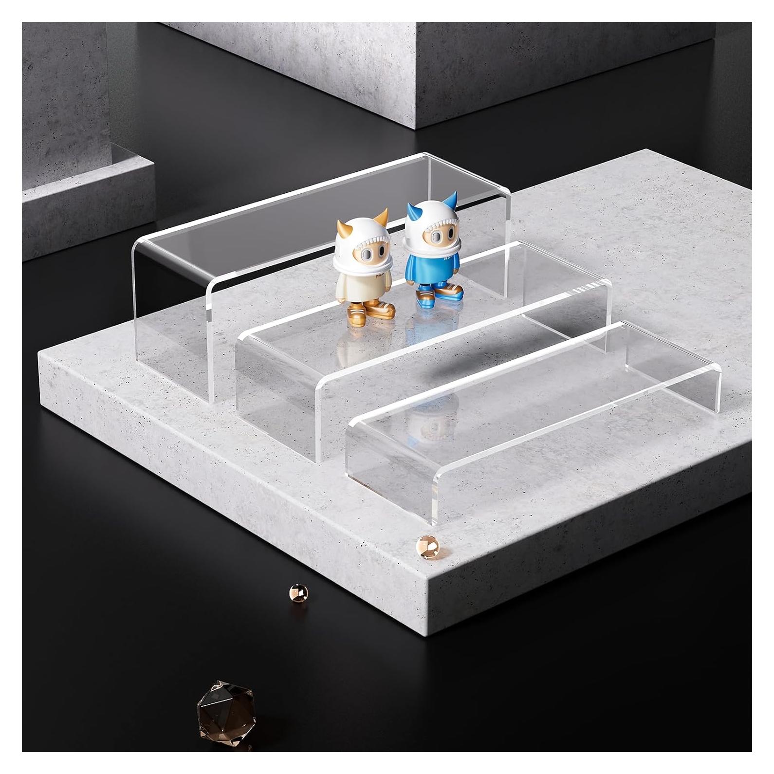 Soportes de Exhibición Acrílicos Acina 3Pcs 30.48cm Rectángulo