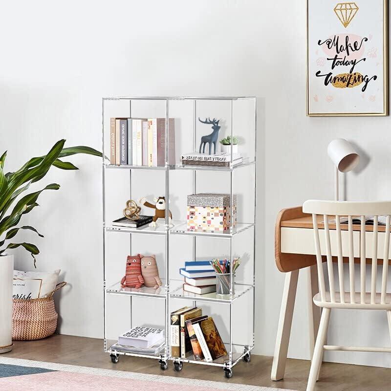 Estante de Esquina Acrílico Onelux 5 Niveles 30x30x120 cm