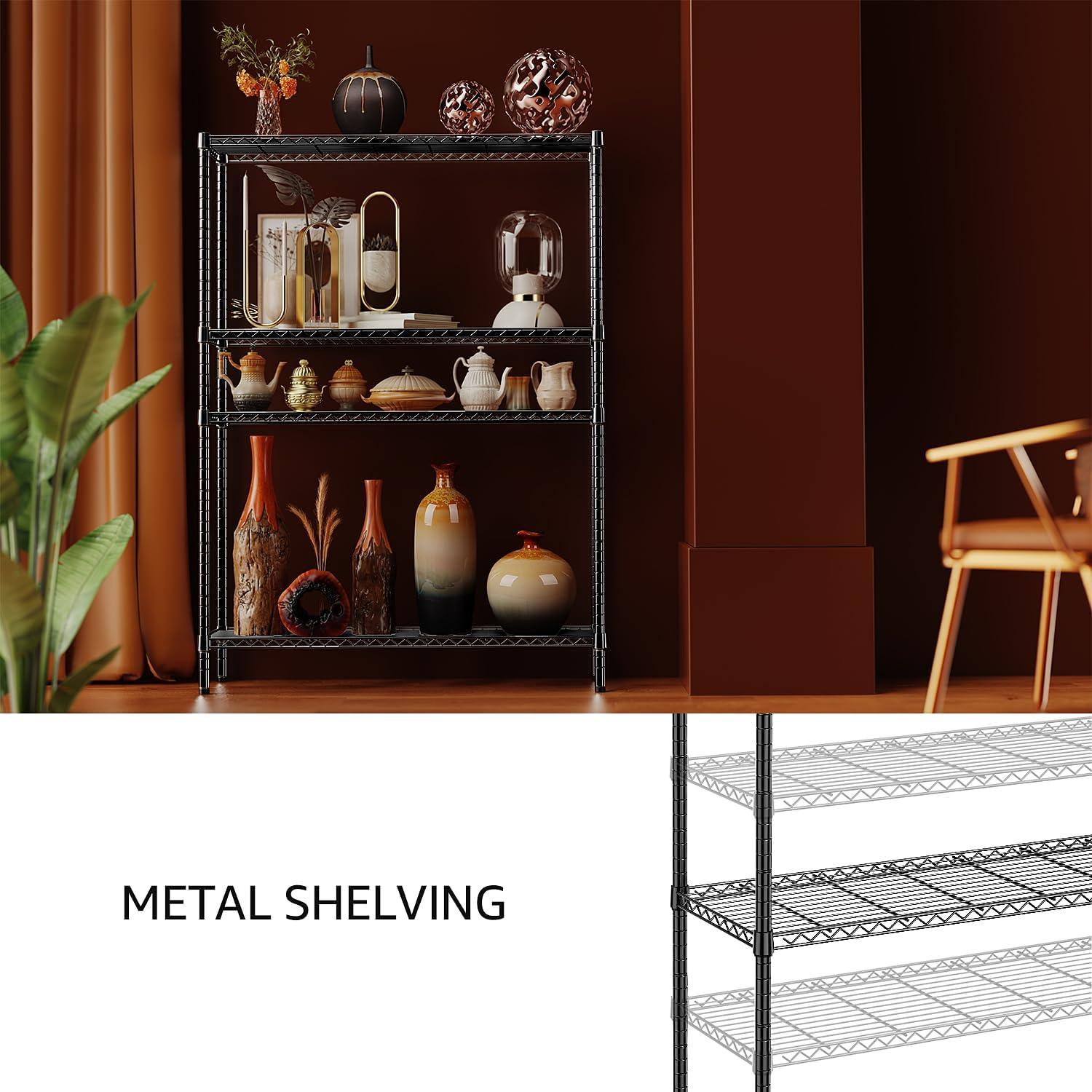 Estante de Almacenamiento IZEUK 4 Niveles Metal 635 kg