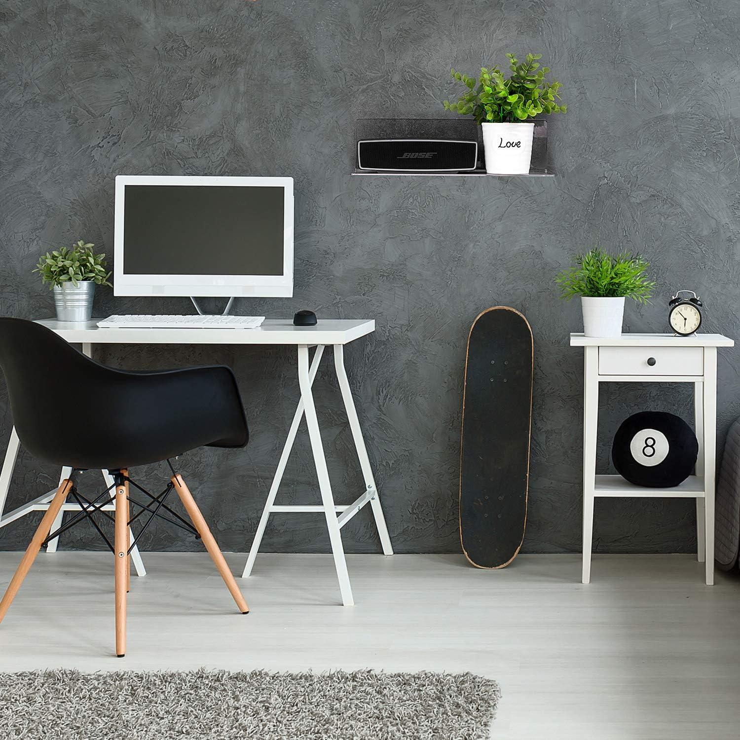 Estantes Flotantes de Acrílico Jetec 8 Piezas 30.48 cm