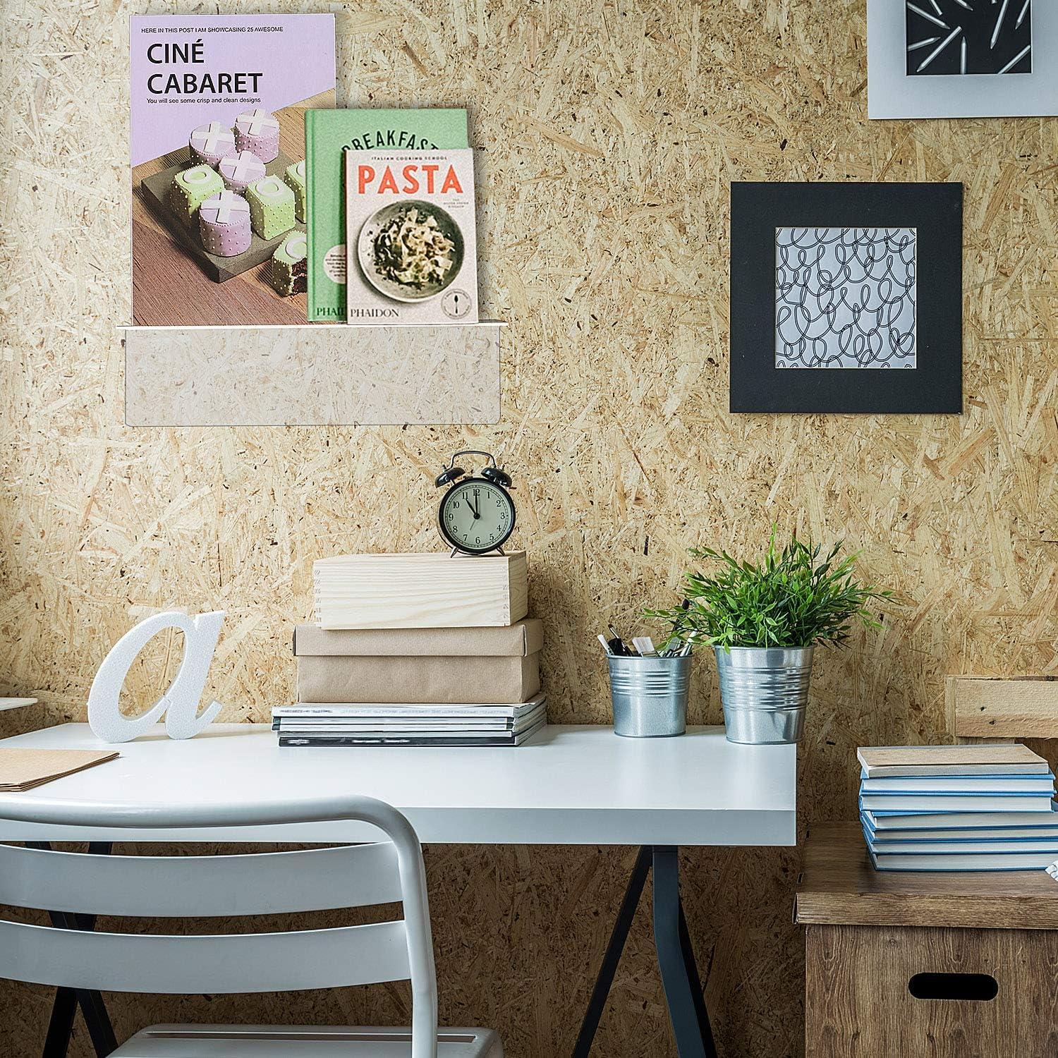 Estantes Flotantes de Acrílico Jetec 8 Piezas 30.48 cm