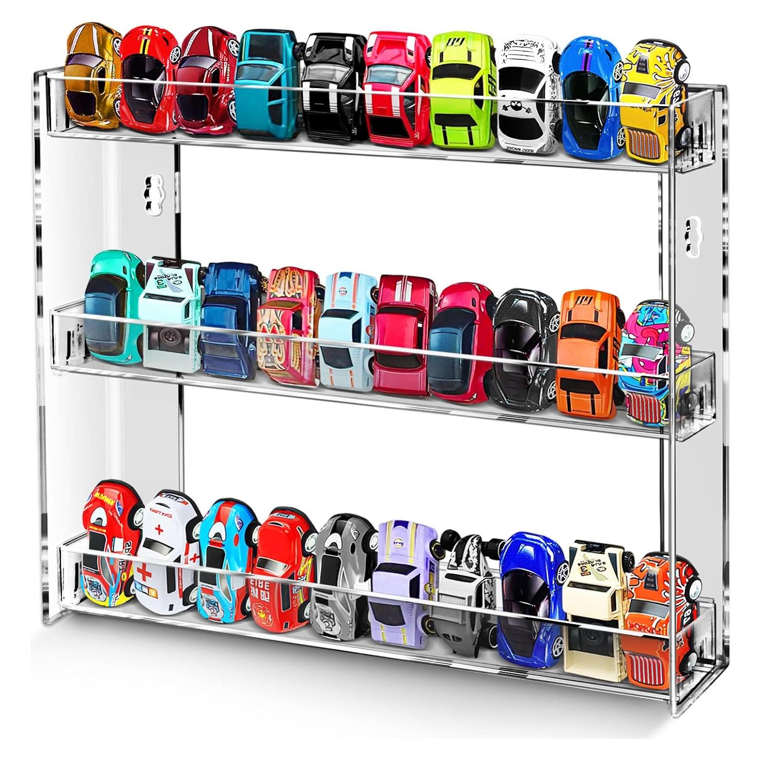 Estante de Exhibición de Autos a Escala 1:64 Tutata - 3 Capas