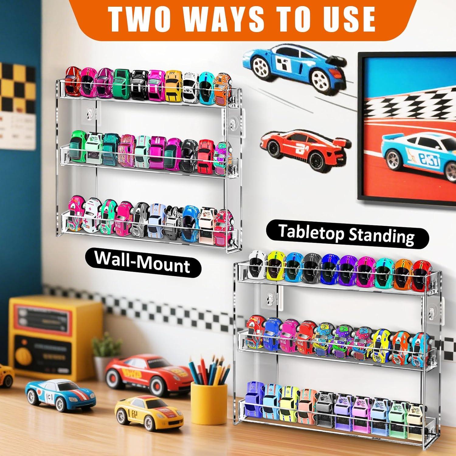 Estante de Exhibición de Autos a Escala 1:64 Tutata - 3 Capas