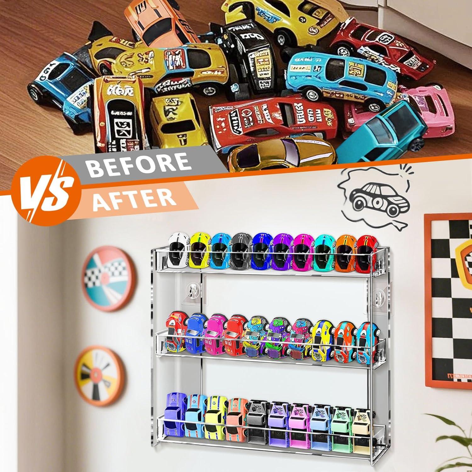 Estante de Exhibición de Autos a Escala 1:64 Tutata - 3 Capas