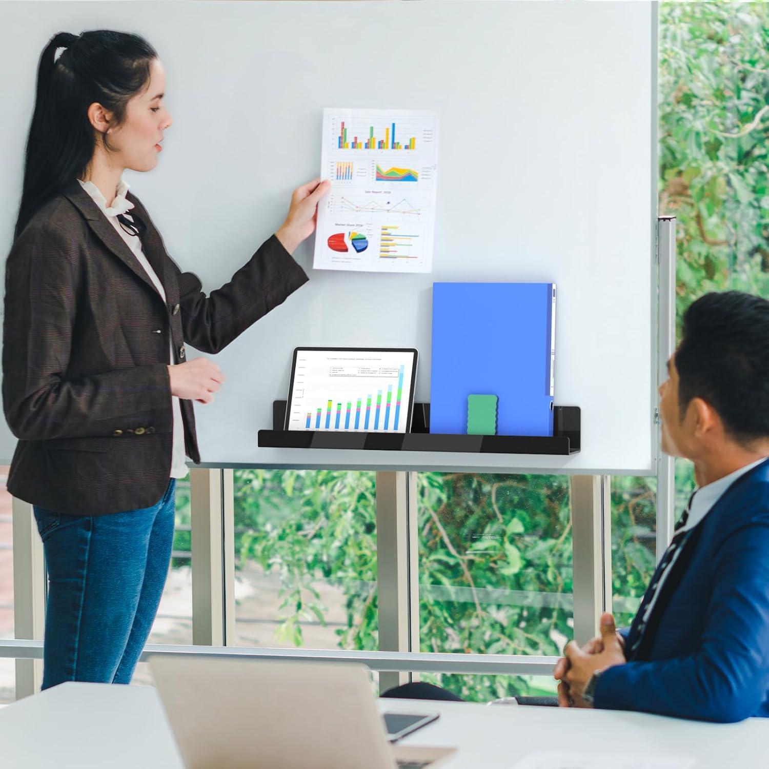 Estante Magnético para Libros Carmanon Negro 43.18x5.58cm