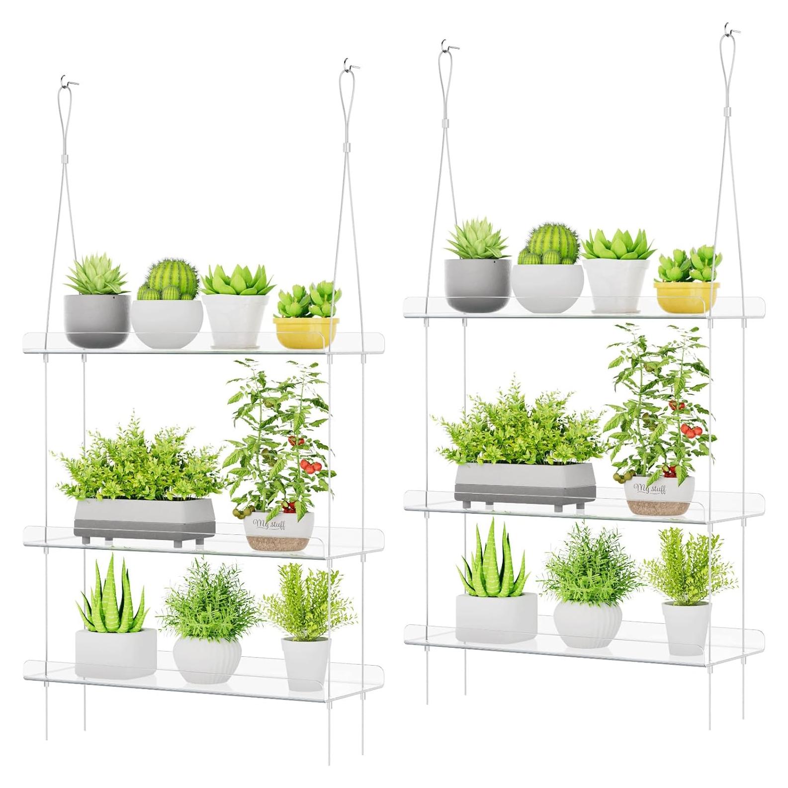 Estante Flotante Colgante Lifewit 3 Niveles 38 cm Acrílico