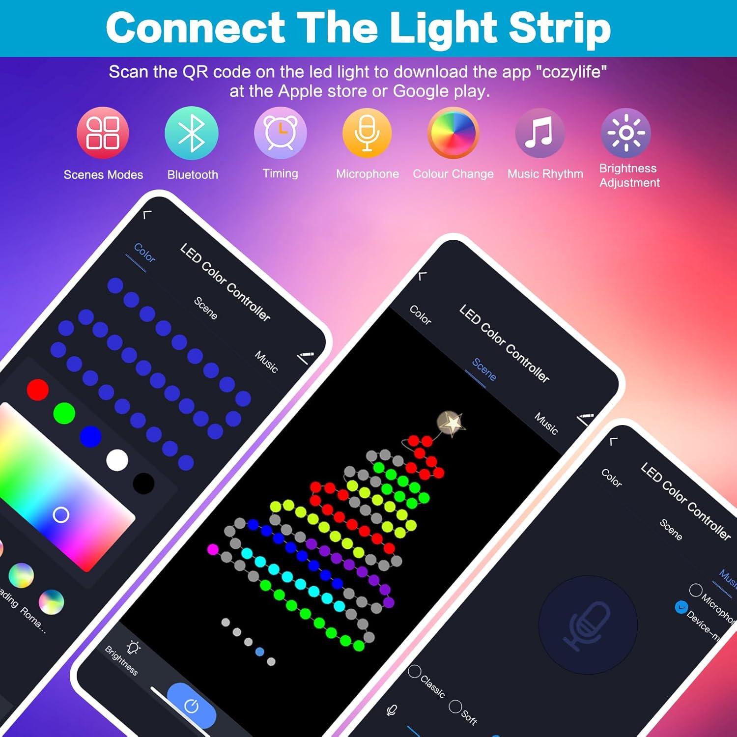 Estante Flotante para Zapatos DILIBRA con Luces LED 18 Pcs