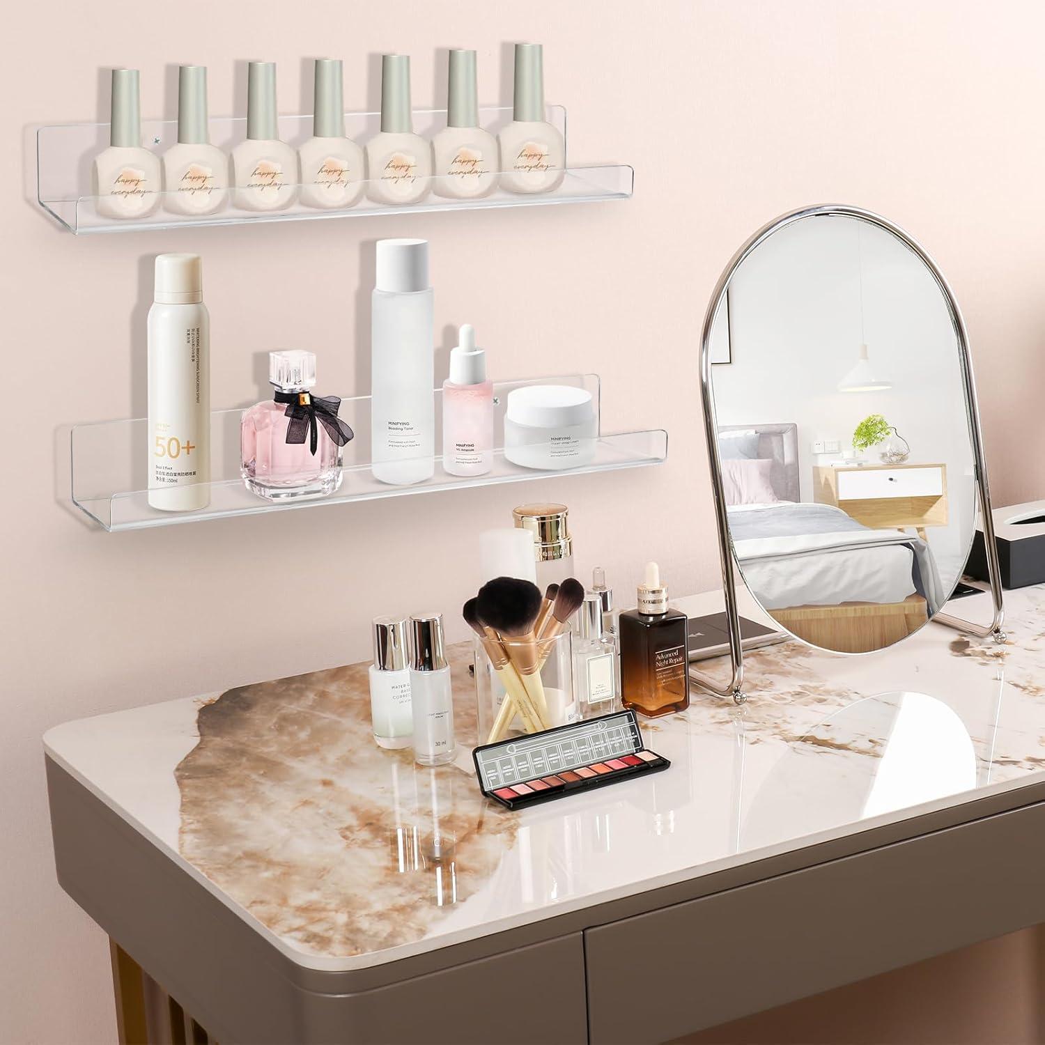 Estantes Flotantes de Acrílico Boxalls - Paquete de 6, 38.1 cm